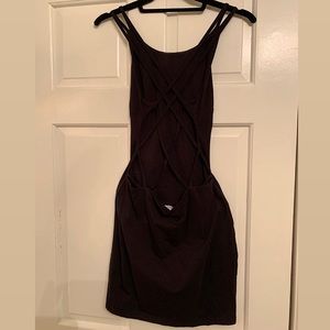 By The Way Black Strappy Dress